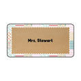 Load image into Gallery viewer, Patchwork Personalized Desk Mat | Miss Honey's Cottage Classroom