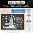 Load image into Gallery viewer, Retro Winter Snow Place Like Our Class Bulletin Board Set | 90s Teacher