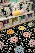 Load image into Gallery viewer, Composition Notebook with Smiley Sit Spots Classroom Rug