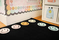 Load image into Gallery viewer, Smiley Faces All Around Classroom Rug by Schoolgirl Style