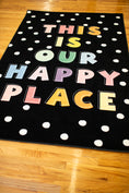 Load image into Gallery viewer, This is Our Happy Place Polka Dot Classroom Rug by Schoolgirl Style