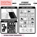 Load image into Gallery viewer, Printable Ultimate Black and White Classroom Management and Organization Bundle
