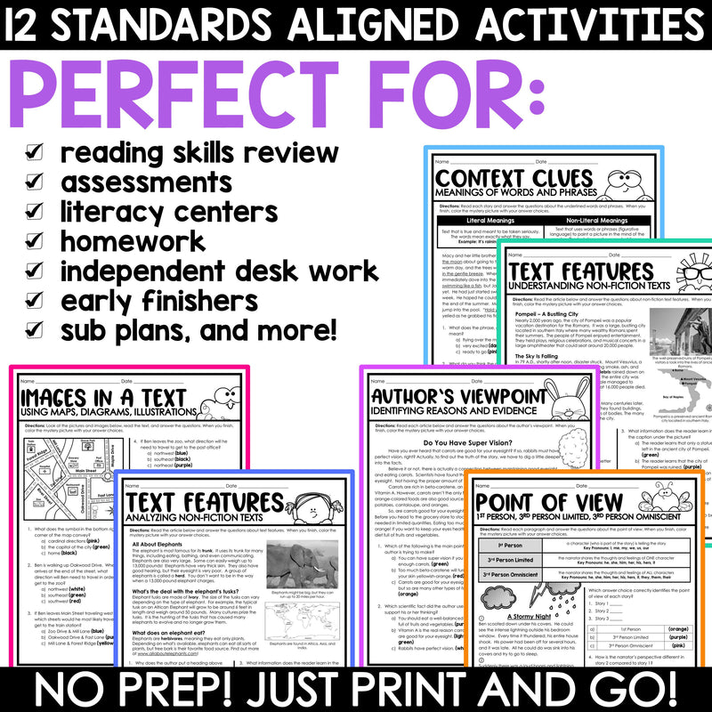 Spring Activities Reading Comprehension Passages and Questions | 3rd 4th and 5th Grade | Printable Teacher Resources | A Love of Teaching