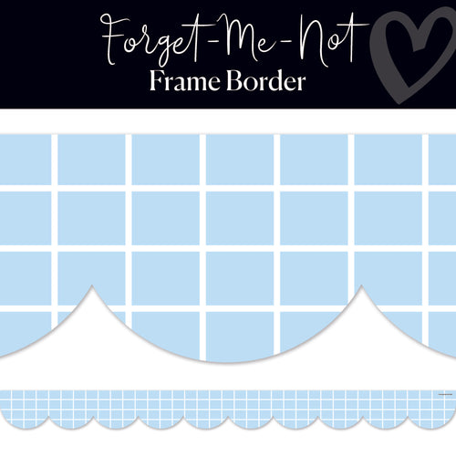 Forget me not classroom border