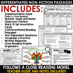 Fall Differentiated Close Reading Comprehension Passages Photosynthesis Activity