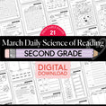 Load image into Gallery viewer, Printable Second Grade March Daily Science of Reading