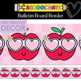 Load image into Gallery viewer, Apple of My Eye Bright Rainbow Bulletin Board Border