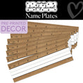 Load image into Gallery viewer, Ruler Name Plates | Simply Sweet