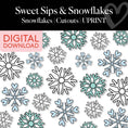 Load image into Gallery viewer, Printable Winter Snowflakes Cutouts | Sweet Sips and Snowflakes