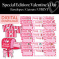 Load image into Gallery viewer, Printable Valentines Envelopes Cutouts | Special Edition: Valentine's Day