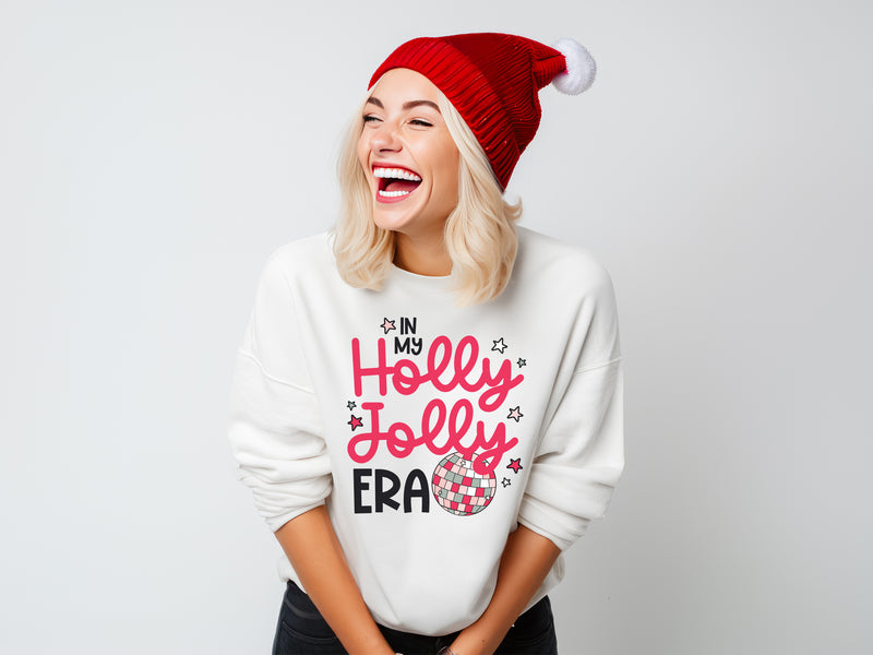 In My Holly Jolly Era | Teacher Sweatshirt | Holiday Sweatshirt | Teacher Gift