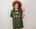 Load image into Gallery viewer, 'It's Fall Y'all' Teacher T-Shirt | Comes in pink, green, white and tan