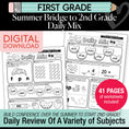 Load image into Gallery viewer, Printable Bridge To Second Grade Daily Mix Digital Summer Workbook