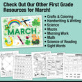 Load image into Gallery viewer, Printable First Grade March Daily Reading