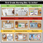 1st Grade May/June Morning Bins
