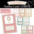 Load image into Gallery viewer, Printable Calming Number Cards | Miss Honey's Cottage Classroom
