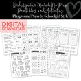 Load image into Gallery viewer, Kindergarten March No Prep Printables & Activities