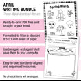 Load image into Gallery viewer, Printable Kindergarten April Writing Bundle
