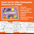 Load image into Gallery viewer, Printable Kindergarten October Daily Math
