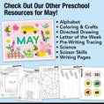 Load image into Gallery viewer, Printable Preschool May Daily Math