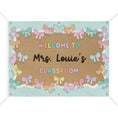 Load image into Gallery viewer, Whimsy Pastel Bows Personalized Banner | Banner Bar