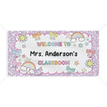 Load image into Gallery viewer, Sticker Book Lavender Composition Personalized Classroom Banner | Banner Bar