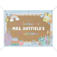 Load image into Gallery viewer, Pastel Pencil Dreams Personalized Classroom Banner | Banner Bar