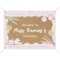 Load image into Gallery viewer, Daisy Days Personalized Classroom Banner | Banner Bar