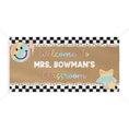 Load image into Gallery viewer, Retro Smiles Personalized Classroom Banner | Banner Bar