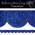 Load image into Gallery viewer, Royal Blue Glitter Classroom Border