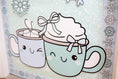 Load image into Gallery viewer, Winter Pre-Printed Door Decor Bulletin Board Set | Sweet Sips and Snowflakes