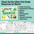 Load image into Gallery viewer, Printable First Grade March Daily Math