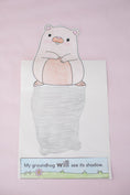 Load image into Gallery viewer, Printable February Groundhog Shadow Writing Craftivity