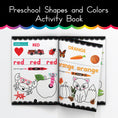 Load image into Gallery viewer, Preschool Shapes and Colors Activity Book