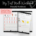 Load image into Gallery viewer, Printable My First Math Workbook