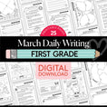 Load image into Gallery viewer, Printable First Grade March Daily Writing