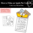 Load image into Gallery viewer, How to Make an Apple Pie Craftivity