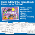 Load image into Gallery viewer, Printable Second Grade October Daily Morning Work Worksheets
