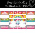 Load image into Gallery viewer, Pops of Rainbow Rays Full Printable Classroom Decor Bundle