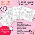 Load image into Gallery viewer, Printable Kindergarten February Week 3 Resources