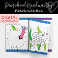 Load image into Gallery viewer, Printable Preschool Handwriting Activity Book