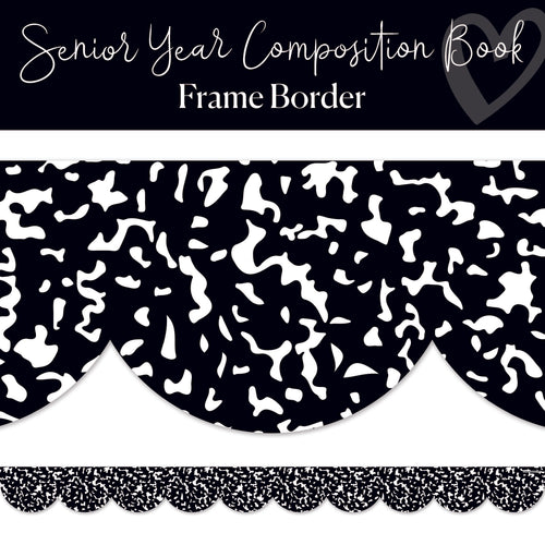 Senior Year Composition Book Classroom Border
