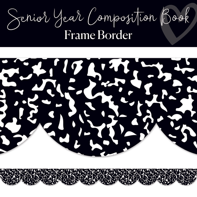 Senior Year Composition Book Classroom Border