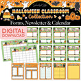 Load image into Gallery viewer, Printable Halloween Newsletters and Calendars | 90s Teacher