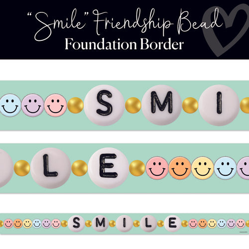 Smile Friendship Bead Classroom Border