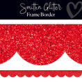 Load image into Gallery viewer, Red Glitter Classroom Border