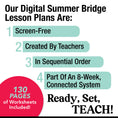 Load image into Gallery viewer, Printable Bridge To Second Grade Digital Summer Workbook