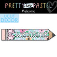 Load image into Gallery viewer, Pastel Floral Welcome Statement Piece