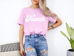 Teach T-Shirt in Spring Colors | Schoolgirl Style