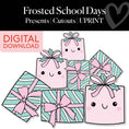Load image into Gallery viewer, Printable Christmas Presents Cutouts | Frosted School Days